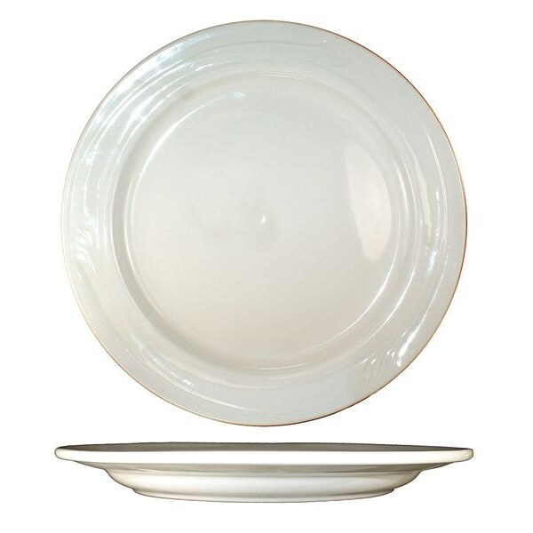 Iti Plate, 7-1/4", Ceramic American White PK36 - NP-7