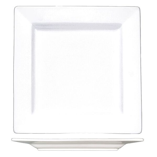Iti Plate, 9-1/8", Ceramic Bright White PK12 - EL-9