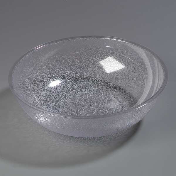 Carlisle Foodservice Pebbled Bowl, 5-1/2 qt., Clear PK12 - 7212GR07