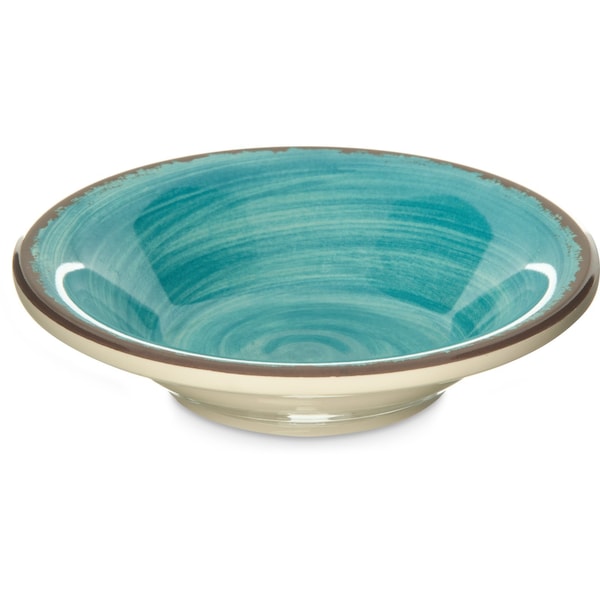 Carlisle Foodservice Melamine Fruit Bowl, 4.5 oz., Aqua, PK48 - 5401815