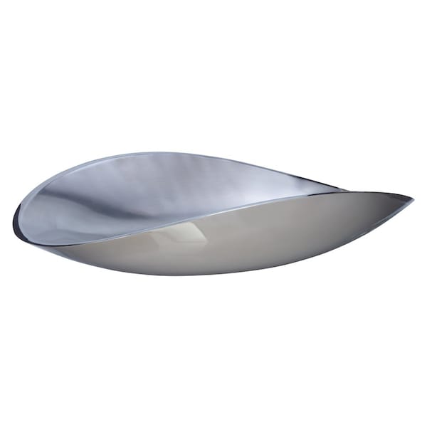 Bon Chef Suite Mirror S/S Petalo Bowl - Large   16 L X 12.5 W X 3 H - 61370
