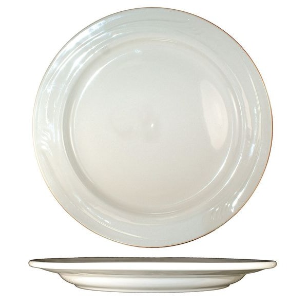 Iti Plate, 6-1/4", Ceramic American White PK36 - NP-6