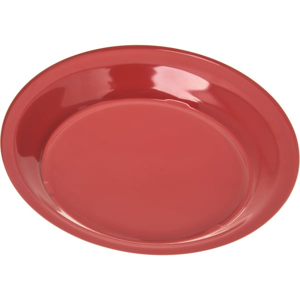 Carlisle Foodservice Melamine Dinner Plate, 10.25", Red, PK48 - 4350005