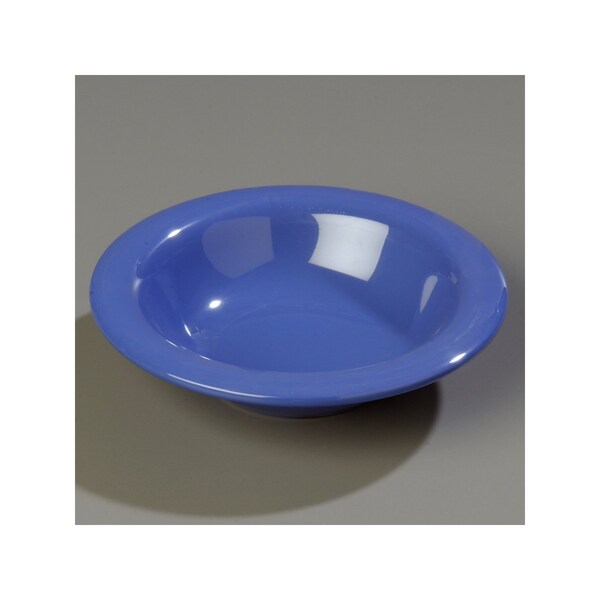 Carlisle Foodservice Melamine Rim Bowl, 6 oz., Blue, PK48 - 3304014