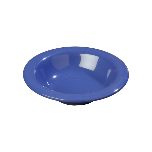 Carlisle Foodservice Melamine Rim Bowl, 6 oz., Blue, PK48 - 3304014