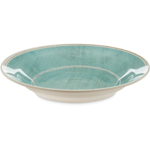 Carlisle Foodservice Melamine Soup Bowl, 28.5 oz., Aqua, PK6 - 6400315