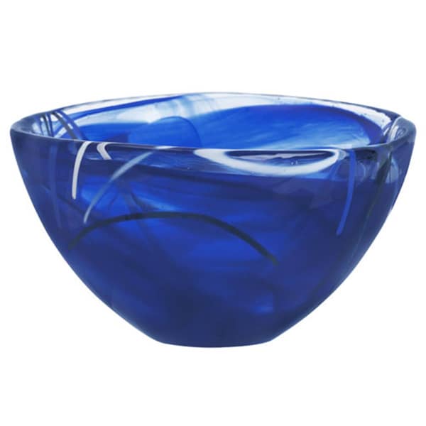 Kosta Boda 6.25 in. Contrast Bowl - Blue - 7050512