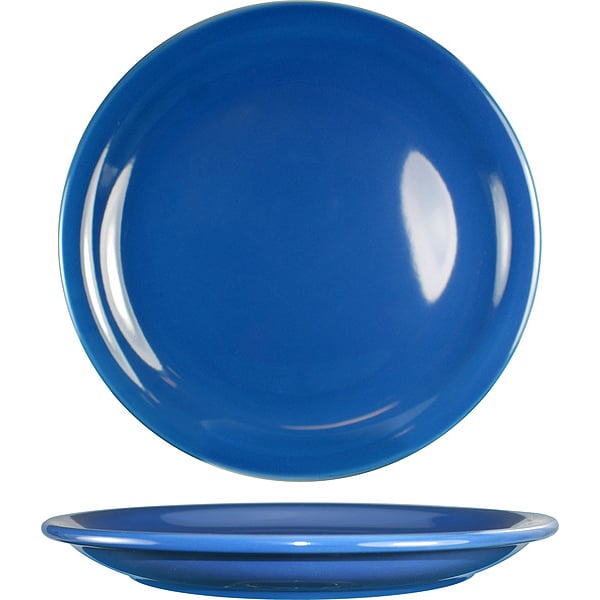 Iti Narrow Rim Plate, 9" Dia, Light Blue, PK24 - CAN-8-LB