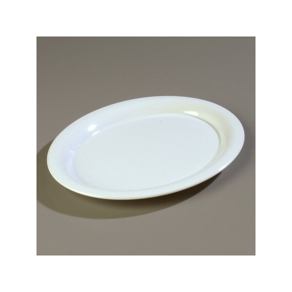 Carlisle Foodservice Melamine Platter Tray, 12"x9", Wht, PK12 - 3308202