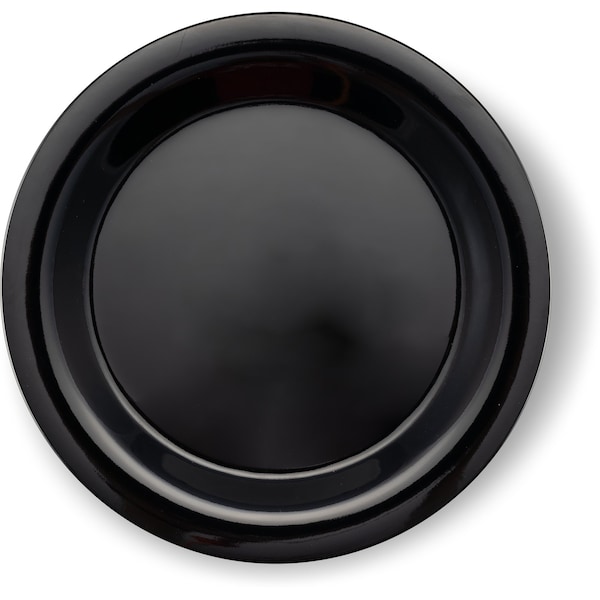 Carlisle Foodservice Narrow Rim Dinner Plate, 10.5", Blk, PK12 - 3300203