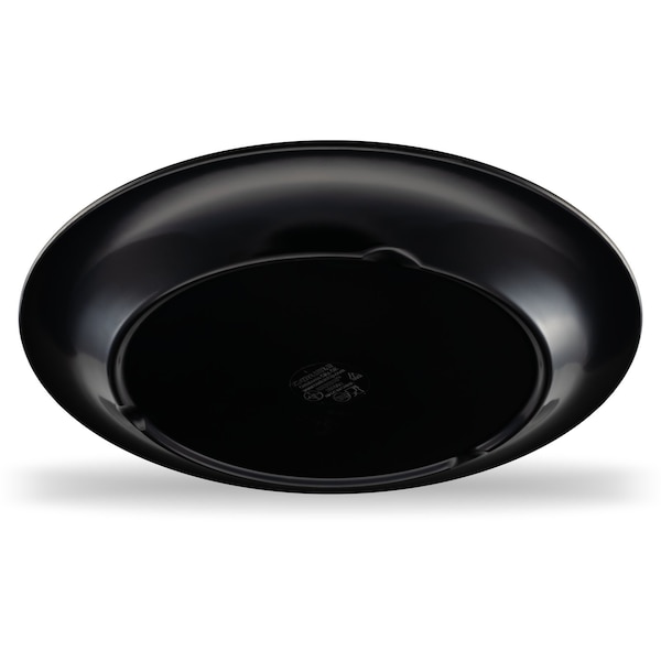 Carlisle Foodservice Narrow Rim Dinner Plate, 10.5", Blk, PK12 - 3300203