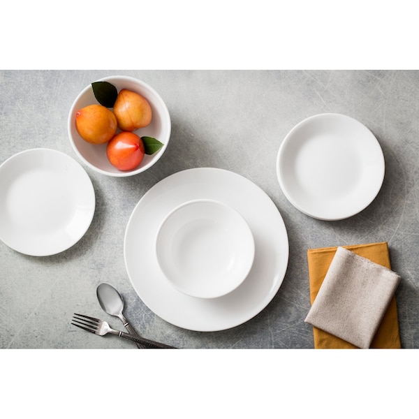 Corelle Corelle 28 oz Winter Frost Glass/Porcelain Soup/Cereal Bowl 6.25 in. D 1 pk - 1032595
