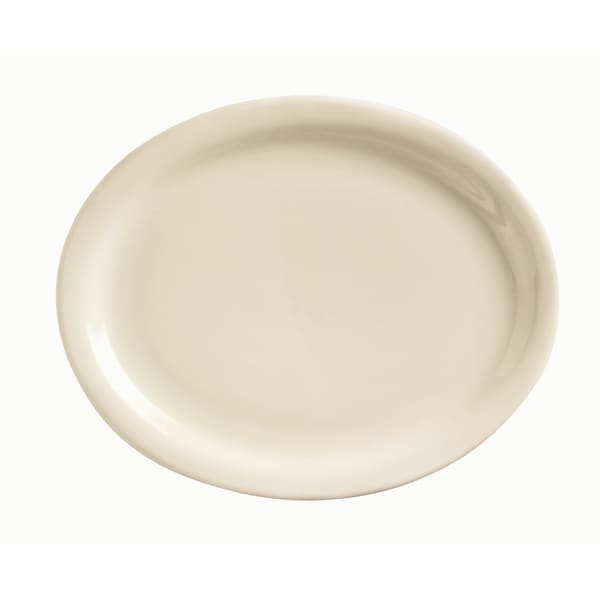 World Tableware Kingsmen White 9.5" Cream White Narrow Rim Plate, PK24 - NR-12
