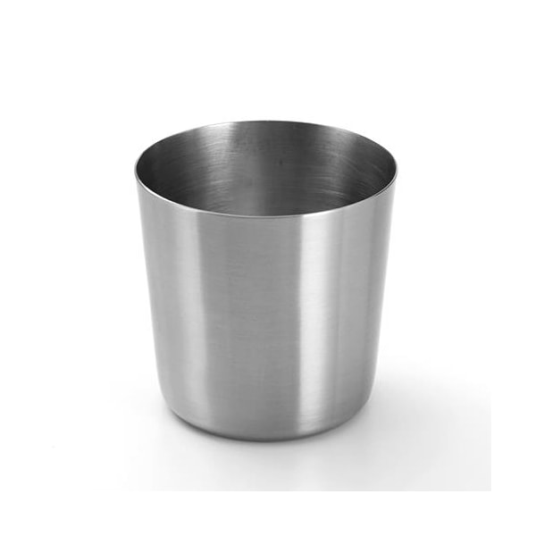 American Metalcraft 14 oz Ironworks Satin Finish Stainless Steel Fry Cup - FFC337