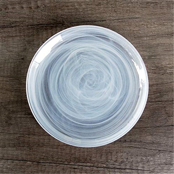 Red Pomegranate Red Pomegranate  Nuage 6.5 in. Canape Ivory Plates - Set of 2 - 2810-0