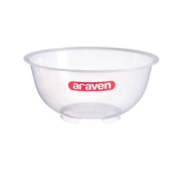Araven Polypropylene Clear Mixing Bowl, 11.6QT, 6PK - 91075