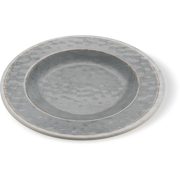 Carlisle Foodservice Melamine Salad Plate, 9", Smoke, PK12 - 6400218