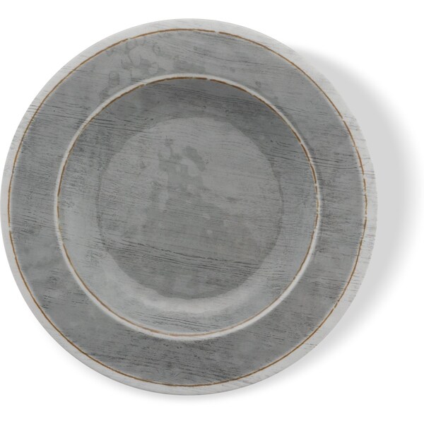 Carlisle Foodservice Melamine Salad Plate, 9", Smoke, PK12 - 6400218