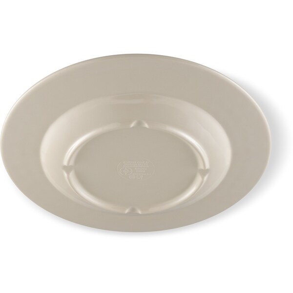 Carlisle Foodservice Melamine Salad Plate, 9", Smoke, PK12 - 6400218