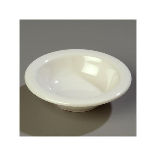 Carlisle Foodservice Mlmn Rim Fruit Bowl, 4.5 oz., Bone, PK48 - 3304242