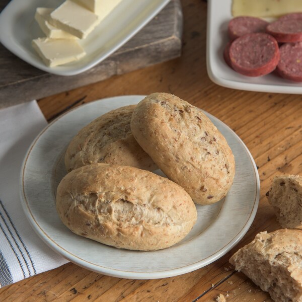 Carlisle Foodservice Melamine Bread/Butter Plate, 7", Buff, PK12 - 6400706