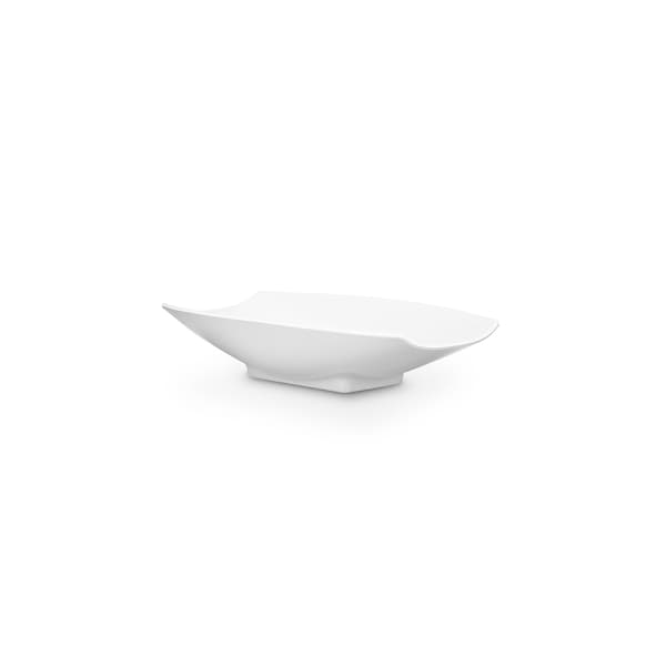 Bon Chef Melamine Curves Bowl - All White 8" X 4 3/4" X 2" 8 Oz - 53701WHITE