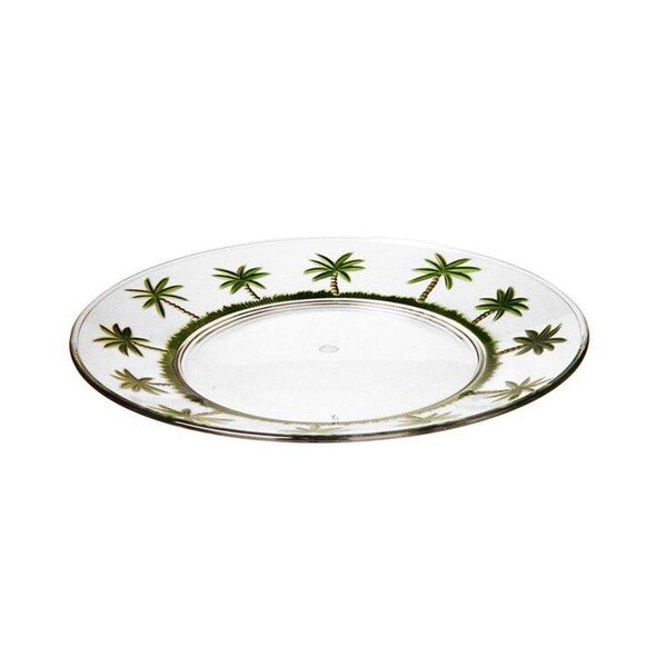 Repartir Palm Tree Classic Series 9 in. Plate - Set of 4 - RE2607840