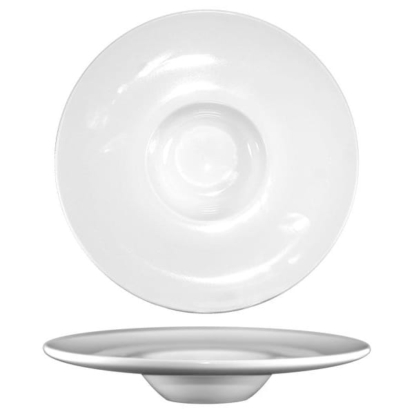 Iti Wide Rim Bowl, 8 oz., Ceramic White PK12 - FAW-1125
