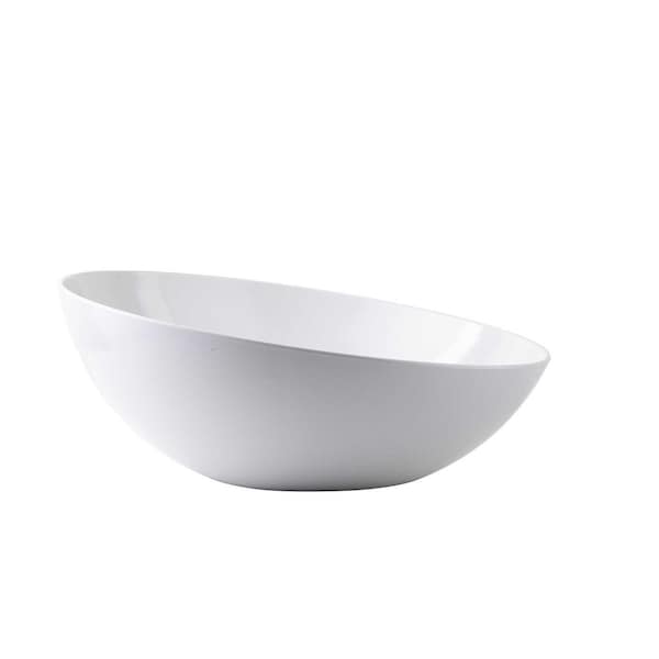 Tablecraft Sierra Melmn Rnd Lg Bowl, Mel, Nsf, 12.5" - M4092WH