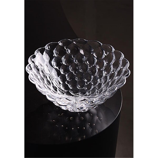 Orrefors 3-inch T x 7.5-inch W Raspberry Bowl - 6475712