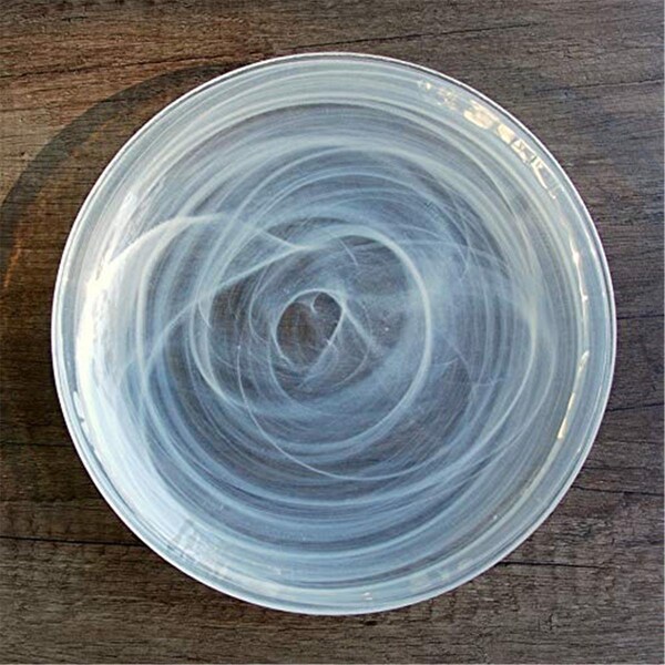 American Granby Red Pomegranate  Nuage 8 in. Salad Ivory Plates - Set of 4 - 4811-0