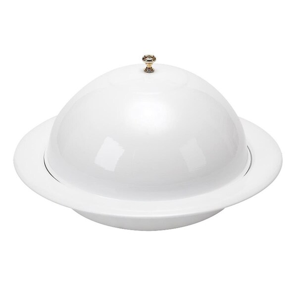Standalone Vento 10 in. White Covered Bowl - ST491072