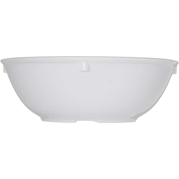 Carlisle Foodservice Melamine Nappie Bowl, 14 oz., Wht, PK48 - 4352102