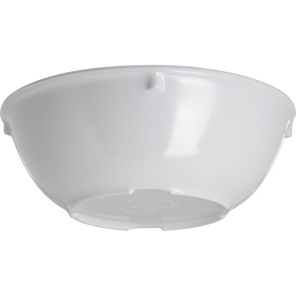 Carlisle Foodservice Melamine Nappie Bowl, 14 oz., Wht, PK48 - 4352102