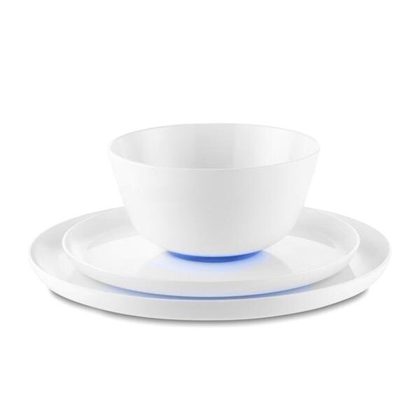 Razoredge PALM  White Medium Plate - Klein Blue Nonslip Base, 4PK - RA3128477