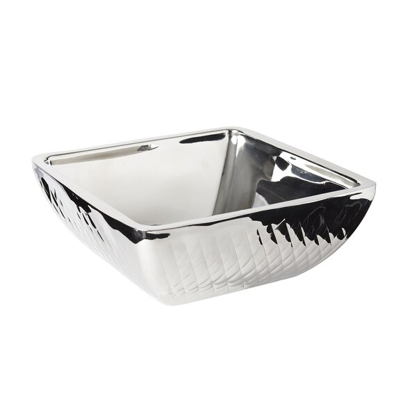 Bon Chef Square Diamond Cold Wave Bowl  11-1/8" X 11-1/8" X 4" H  4 Qt - 9333DI