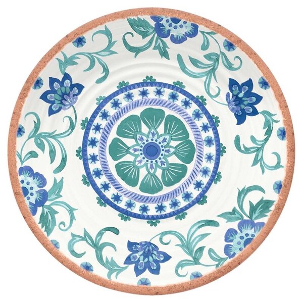 Tarhong TarHong Multicolored Melamine Artisan Salad Plate 1 each - PAN1085MSPSB