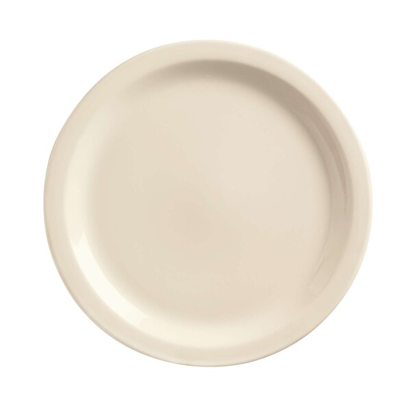 World Tableware Kingsman White 7.25" Cream White Narrow Rim Plate, PK36 - NR-7