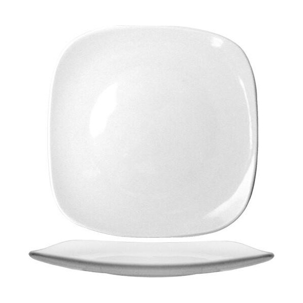 International Tableware 7 3/4 in Quad Square Fine Porcelain Plate, PK24 - QP-7