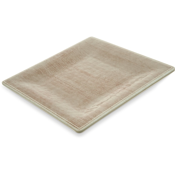Carlisle Foodservice Melamine Sq. Salad Plate, 8.5", Adb, PK12 - 6402370