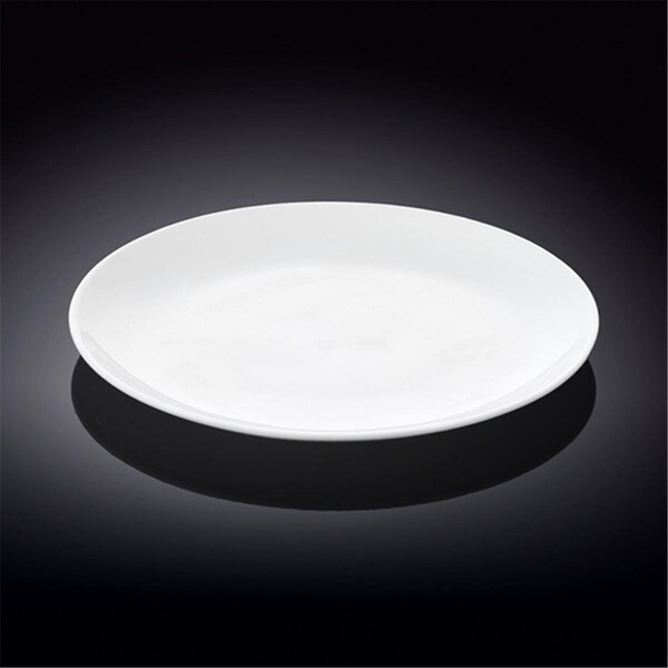 Wilmax 991014 9 in Rolled Rim Dinner Plate White 36PK - WL991014 / A