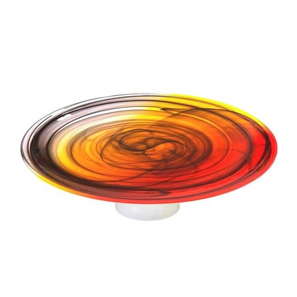 Red Pomegranate Red Pomegranate 3629F-4 Matisse 13 in. Footed Cake Plate - 3629F-4