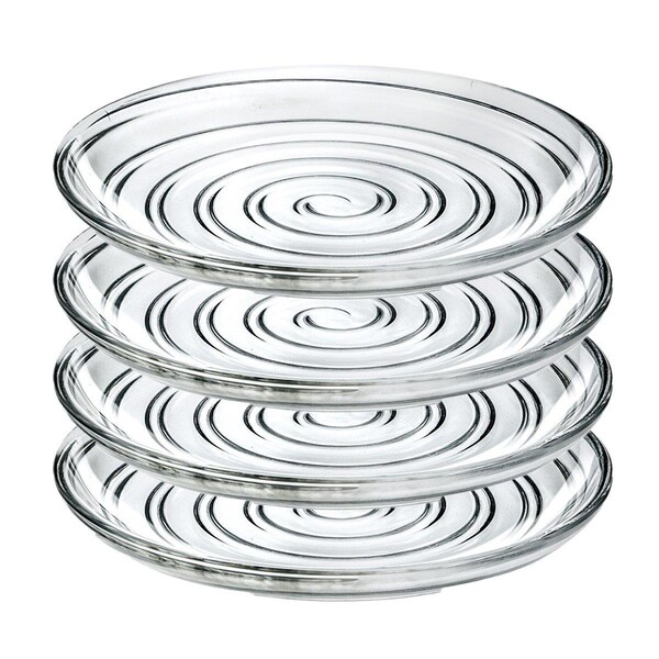 Lorren Home Trends 7 in. 4 Piece DO Fruit & Salad Plates - 260500