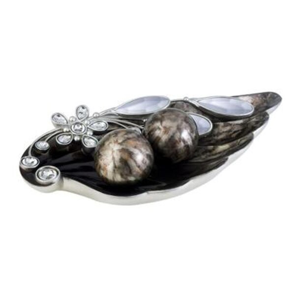 Ore International 21.25 in. Belleria Decorative Bowl With Spheres - K-4257B