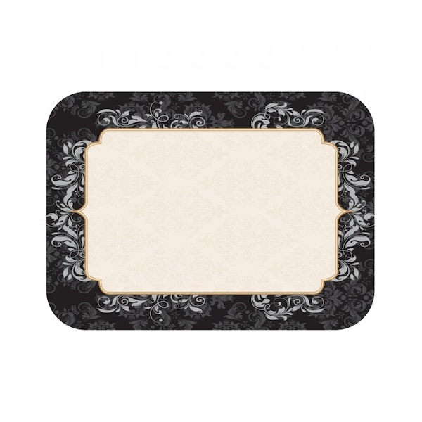 Hoffmaster 13" x 17" Swirl Paper Traymats, PK1000 - 427303