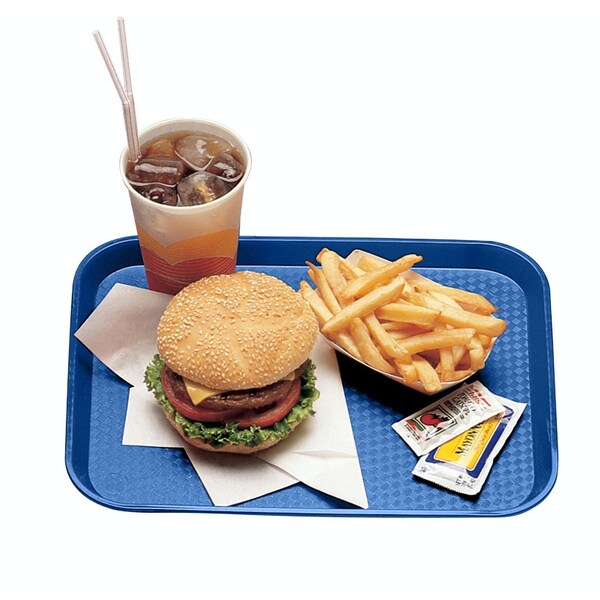 Cambro Cambro - Tray Fast Food 10" x 14", Navy  Blue - 1014FF186