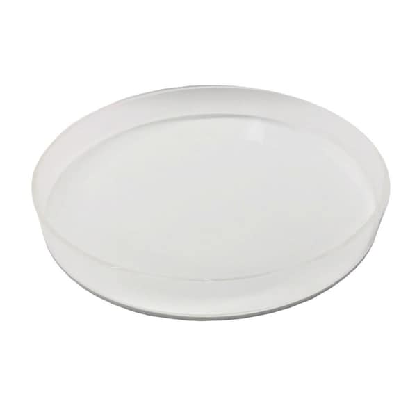R16 Home Neon Blue Round Lucite Tray - AVRT13-BLUE