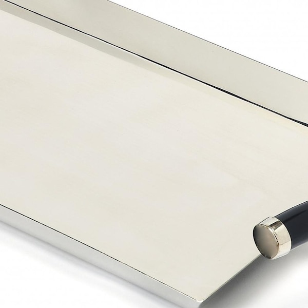Homeroots 3 x 19 x 10.5 in. Rectangular Stainless Steel Serving Tray - 388898