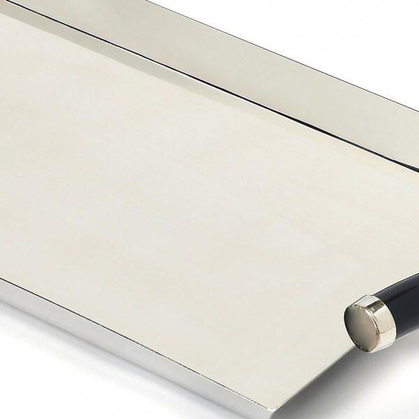 Homeroots 3 x 19 x 10.5 in. Rectangular Stainless Steel Serving Tray - 388898