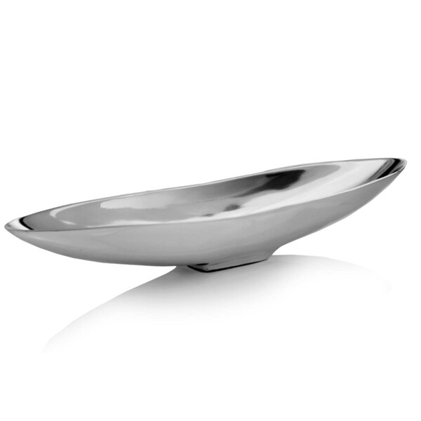 Tarifa 4.5 x 20 x 3 in. Buffed Barco Short Boat Tray - TA2472986
